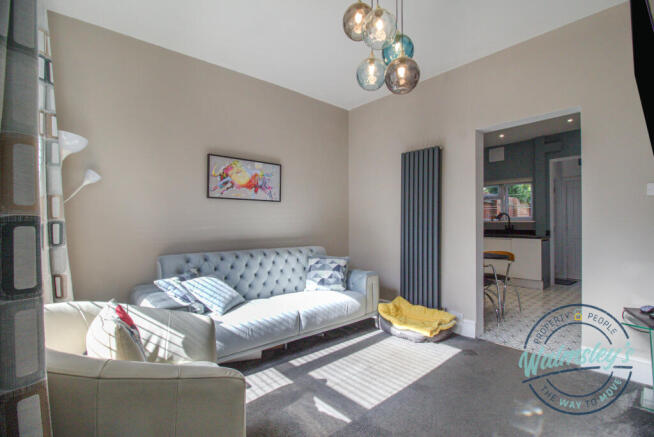 Sitting room towards kitchen