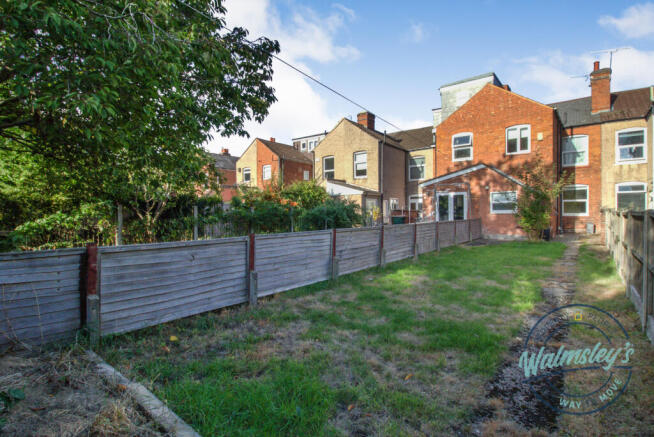 Rear gardens & elevation