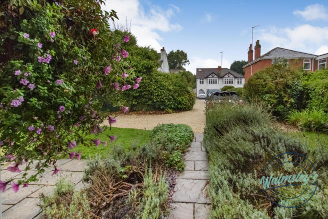 Pathway towards home from front door