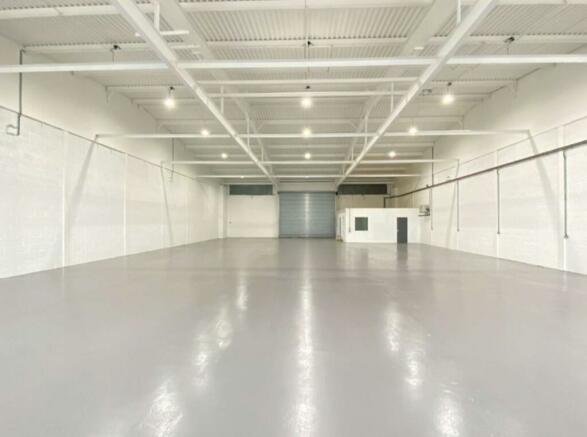 Unit F interior 6354 sq ft Industrial space