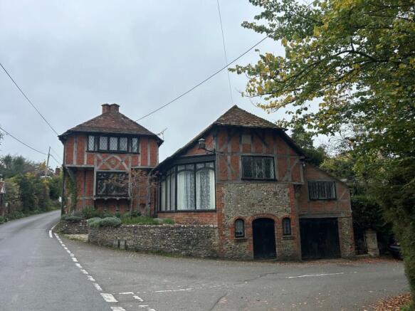 Front of house and shop