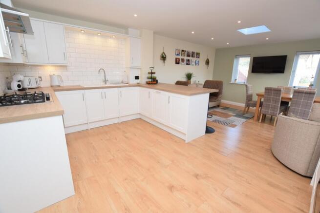 kitchen & family room
