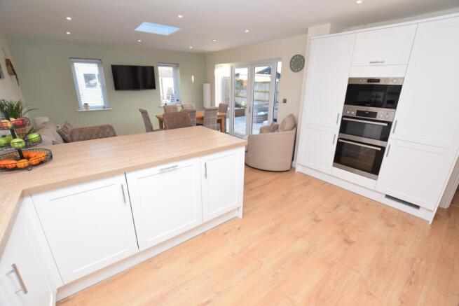 kitchen & family room