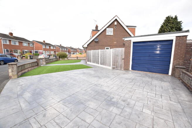 driveway and front garden