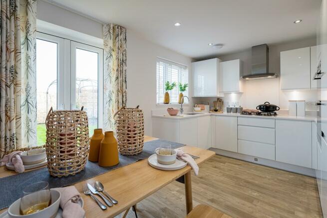 Beautiful open plan kitchen