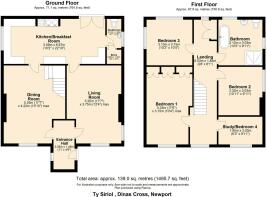 Floor plan- Ty Siriol, Dinas Cross, Newport 