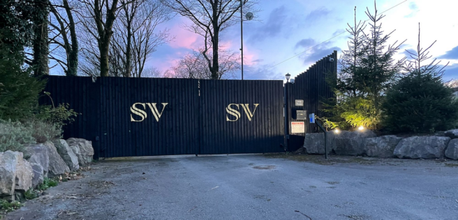 Private gated entrance