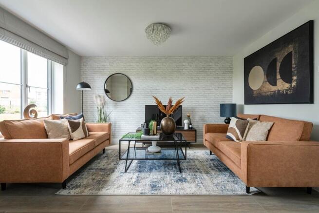 Relax and unwind with space for 2 sofas