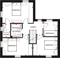 Alderney first floor plan