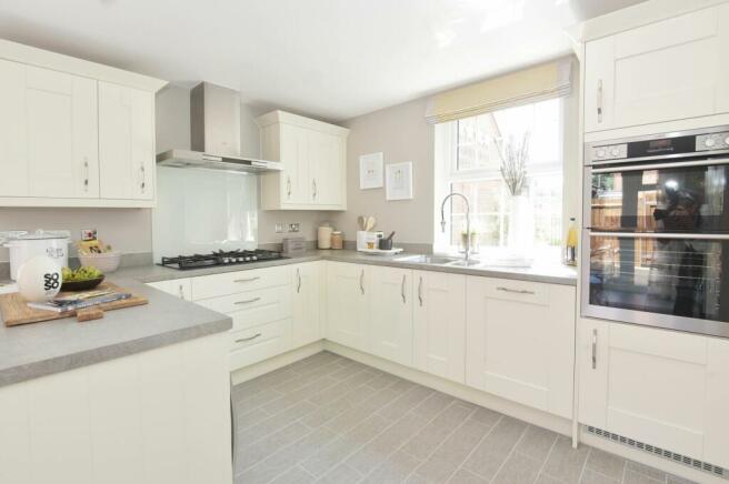 Open-plan kitchen