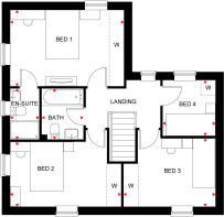 Floor plan Alderney FF