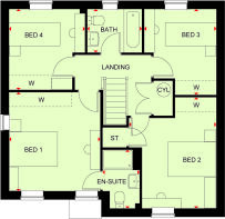 Radleigh Part L floor plan FF