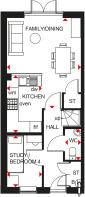 Ground floor of our 4 bed Kingsville home