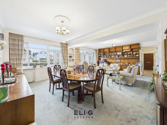 A large four bedroom purpose built apartment in t