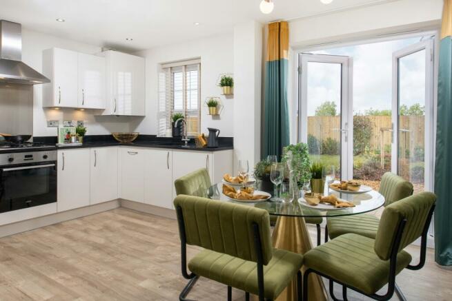 Internal image of the Maidstone kitchen dining area