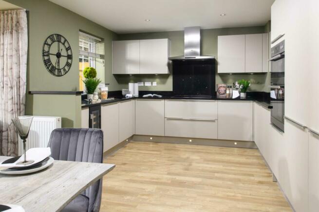 View of the kitchen in the four bedroom Holden