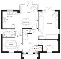 The Winstone ground floor floorplan DWH Clipstone Park