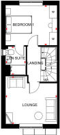 first floor plan of kingsville at pebble walk