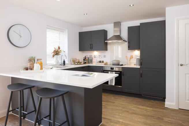 Internal image of the kitchen and dining area in the chester