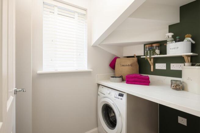Utility room in the 4 bedroom Kingsley