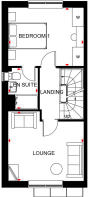 first floor plan of kingsville at pebble walk