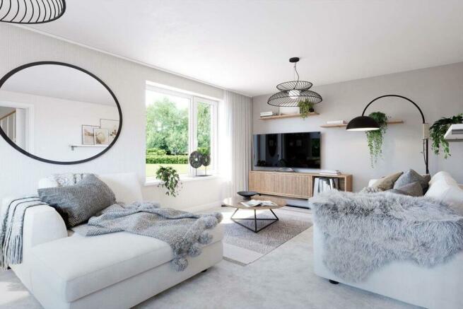 A bright and airy lounge