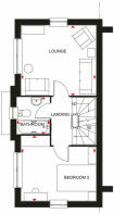 The first floor floorplan of The Brentford