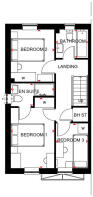 The Maidstone first floor floorplan