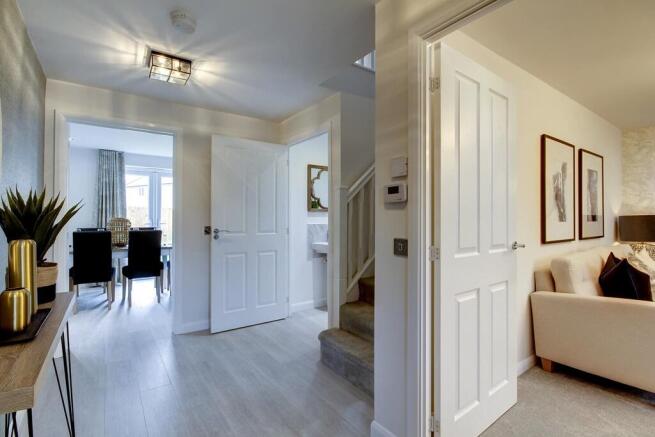 The Maxwell has a bright and welcoming hallway
