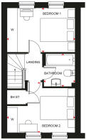 The Wilford first floor plan at Barum Knoll