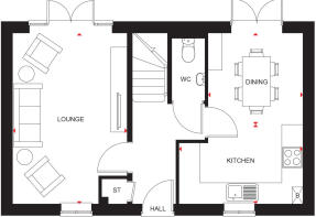 Buchanan ground floor floor plan