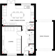 Milfield ground floor plan-Eldebury Place