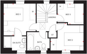 Buchanan first floor floor plan