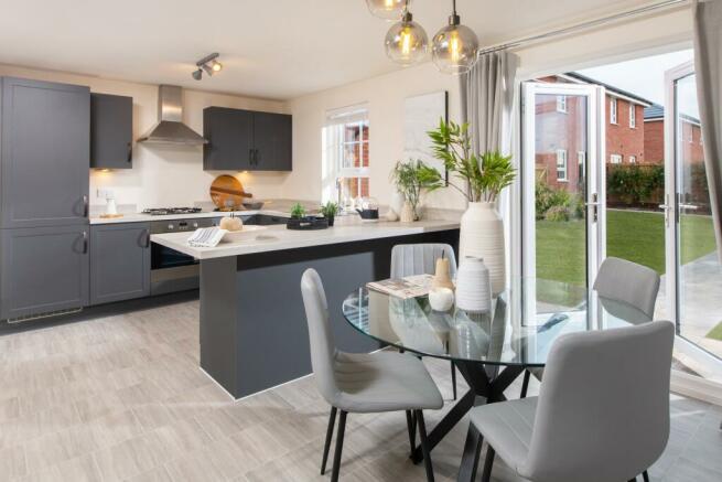 Internal view of the Kitchen/Diner of the Chester House Type