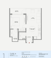 1Bedroom plan
