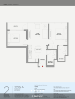 Floor plan 2-BR