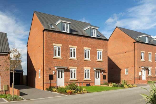 Outside view of the Greenwood 3 bedroom home