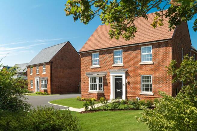 Outside of the 4 bedroom Avondale at Ersham Park July 2023