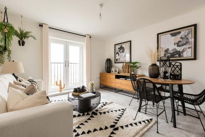 A bright and airy living room