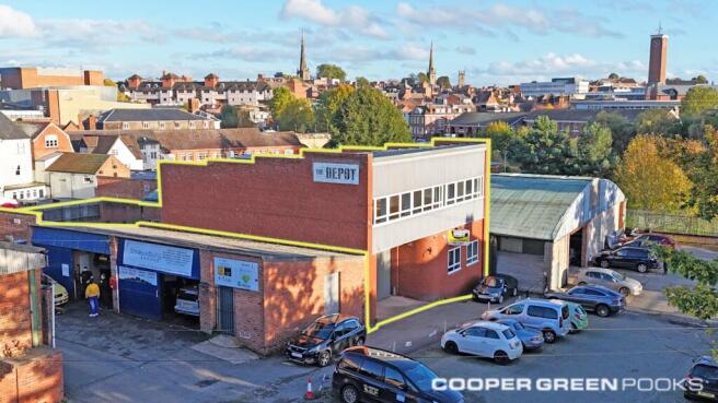 The Depot Silkmoor Frankwell front Shot 2024 Gre