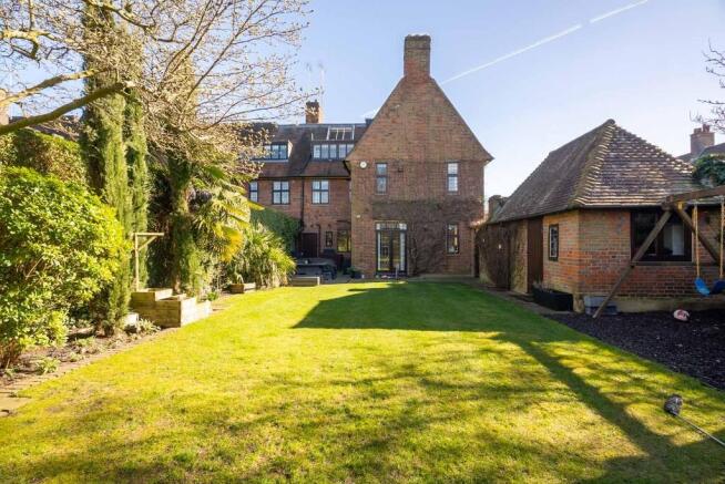 Private rear garden