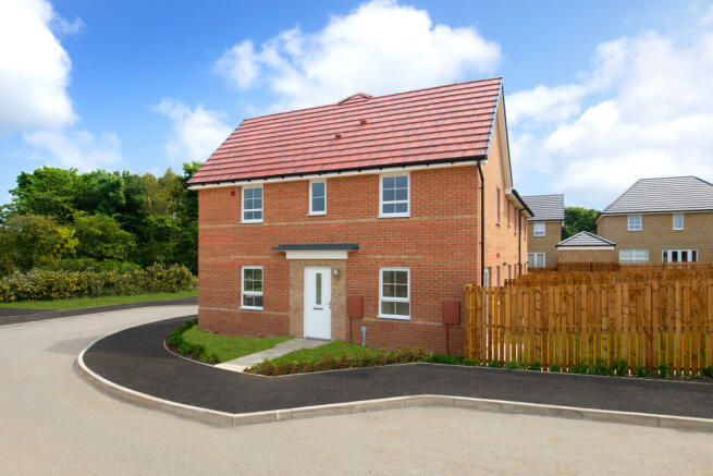 Outside view 3 bedroom semi detached Moresby home