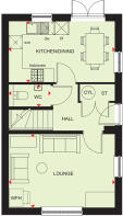 Ground floor floorplan of The Moresby