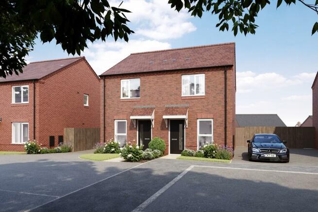 Artists impression of plot 38 at Gresley Meadow