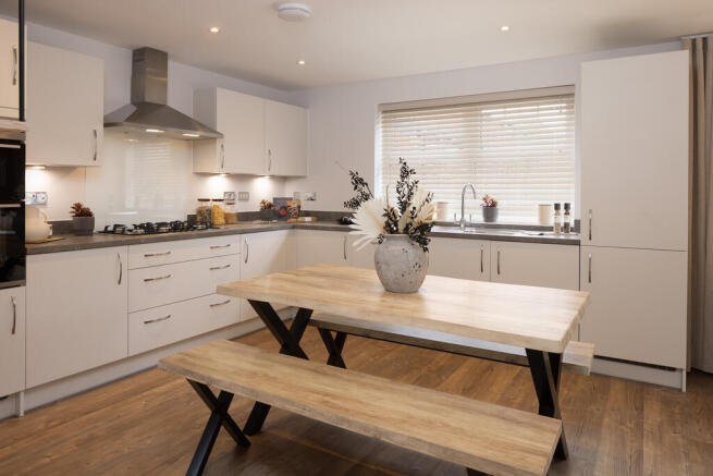 Internal shot of the kitchen/dining area in the kirkdale