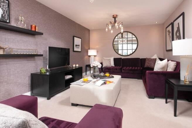 You can fit in 2 sofas, or a large corner suite and make a real comfortable place to relax