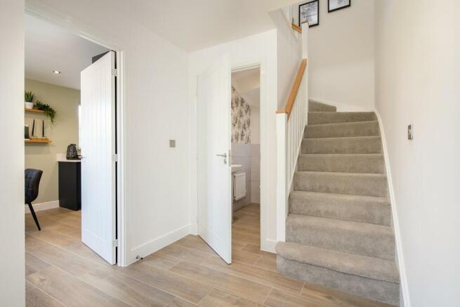 A light and bright entrance to your new home