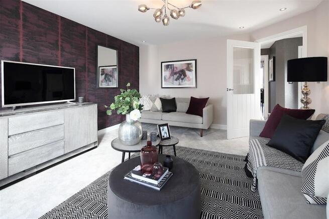 Entering into your large comfortable living room