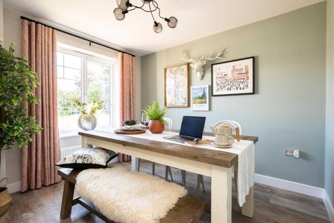 Separate dedicated dining space