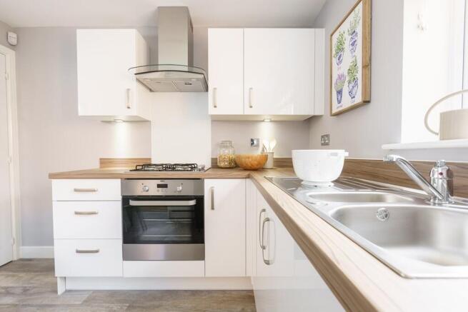 Modern easy to clean kitchen